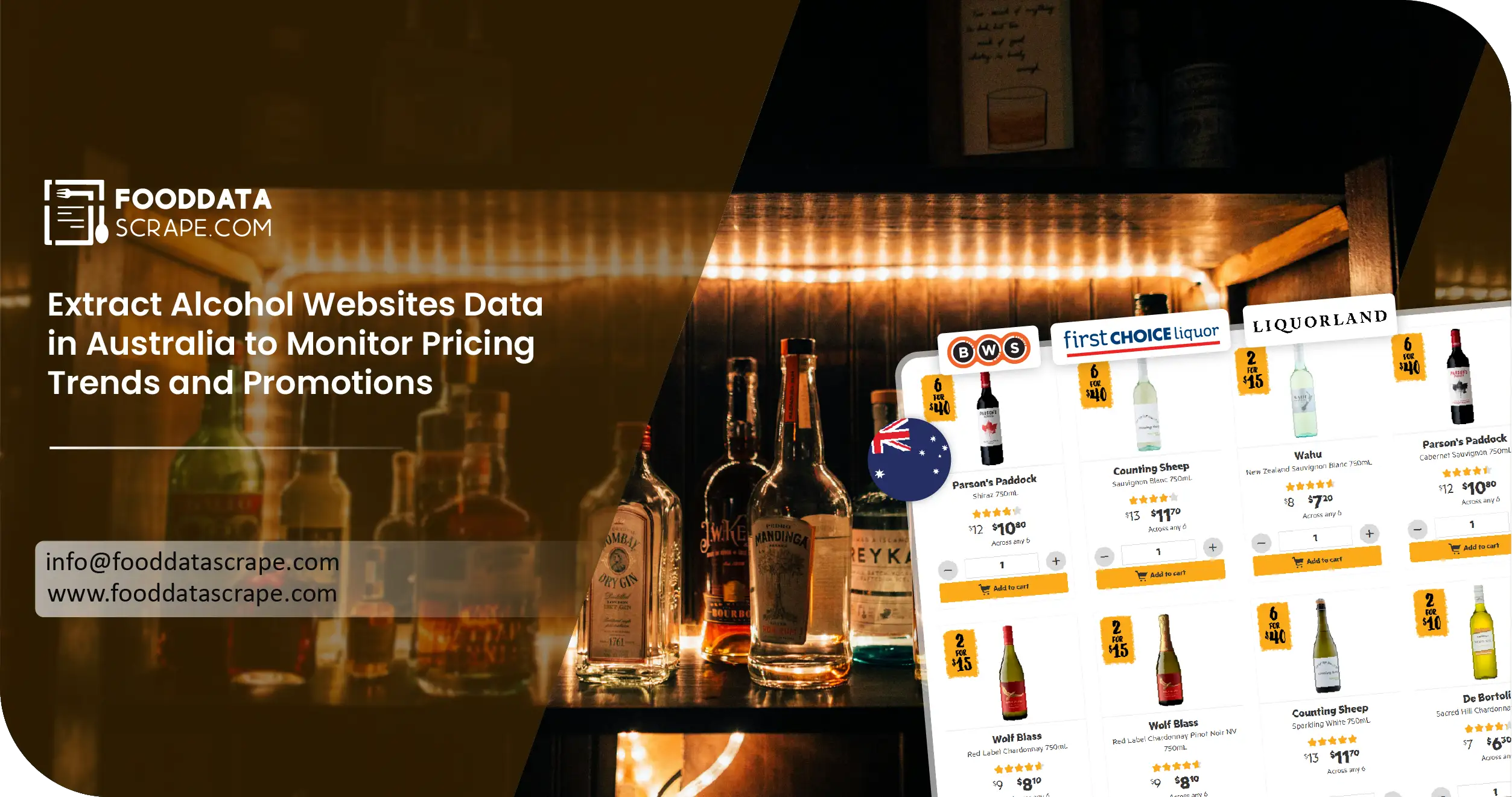 Alcohol Retailers Australia Data Scraping